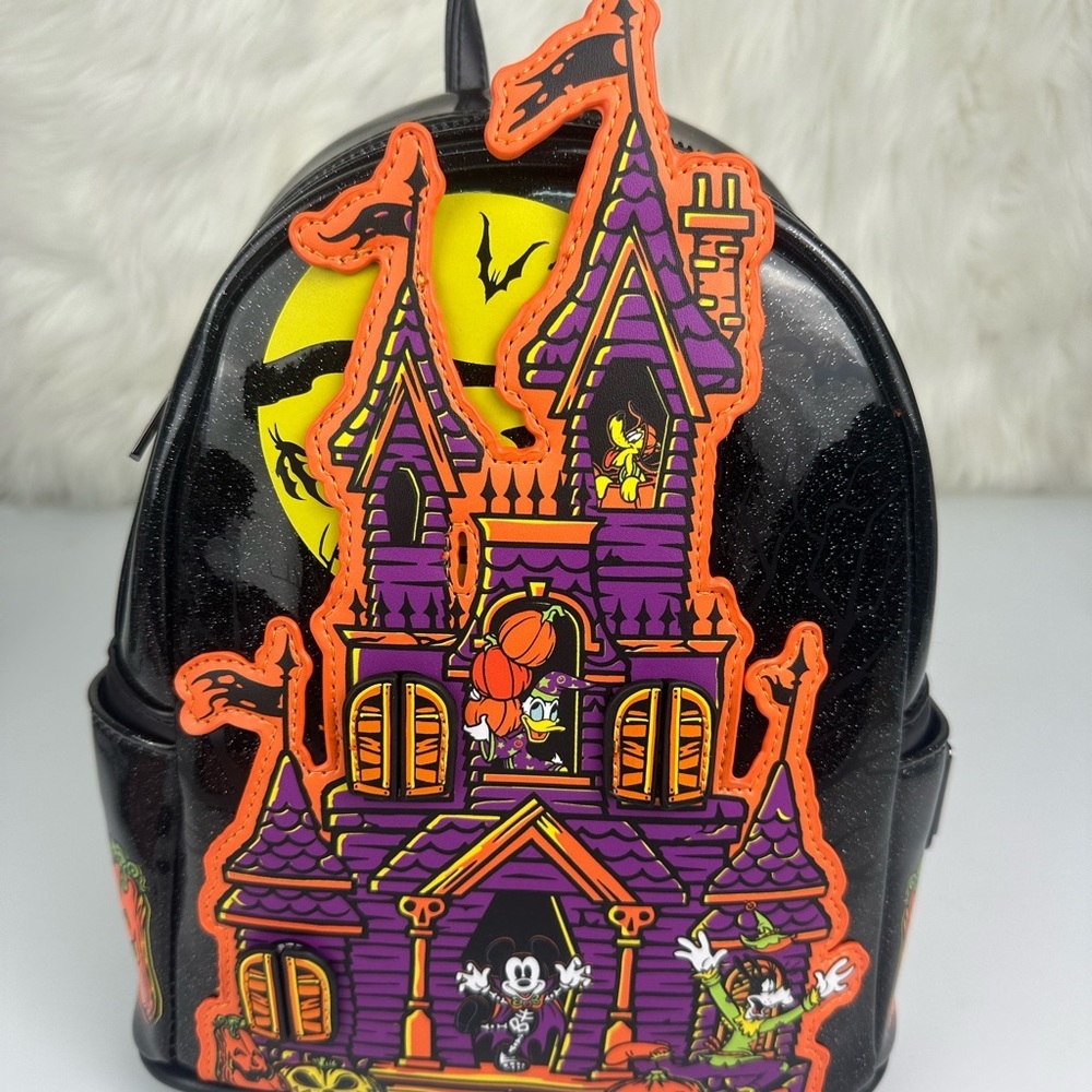 Mickey Mouse And Friends Halloween Loungefly Mini Backpack  Unisex New